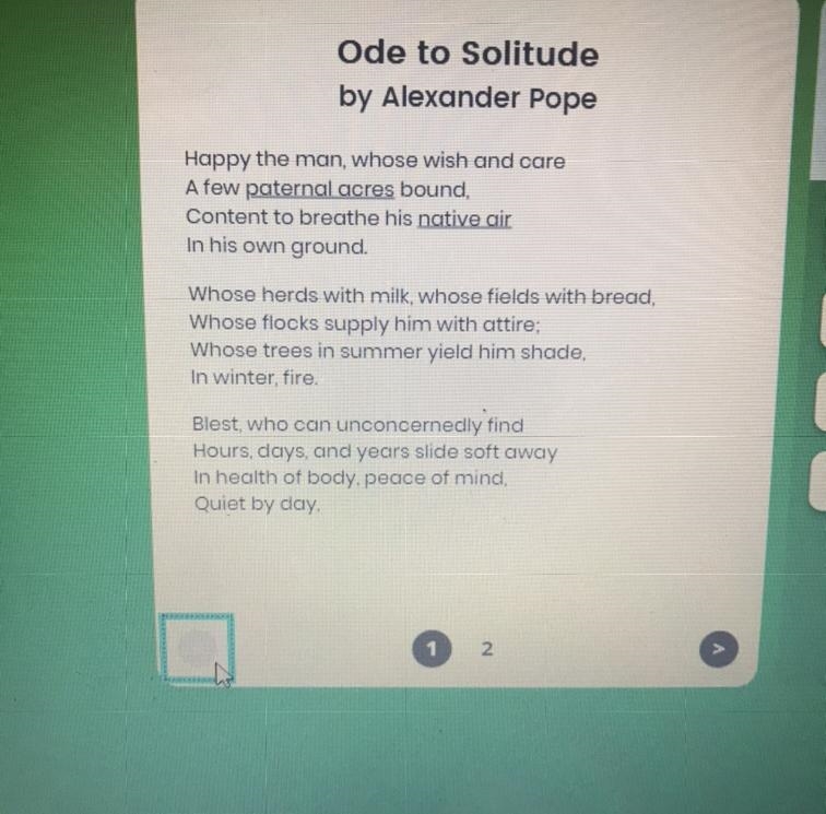 Which sentence BEST describes the impact of the rhyme scheme used in the poem? A. It-example-1