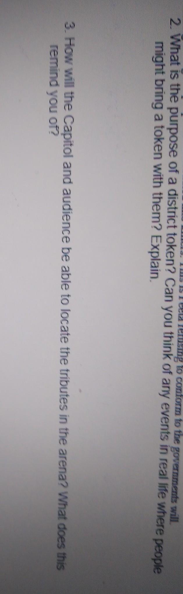 Please help with 2. or 3. there both hunger game questions​-example-1