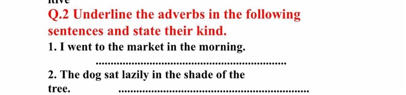 What are the adverbs and their kinds in the following-example-1