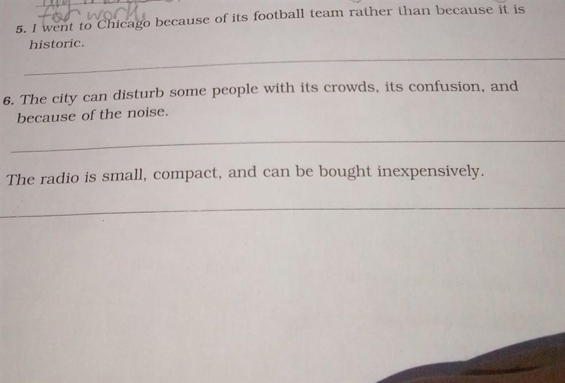 Rewrite each sentence to correct any nonparallel structures.​-example-1