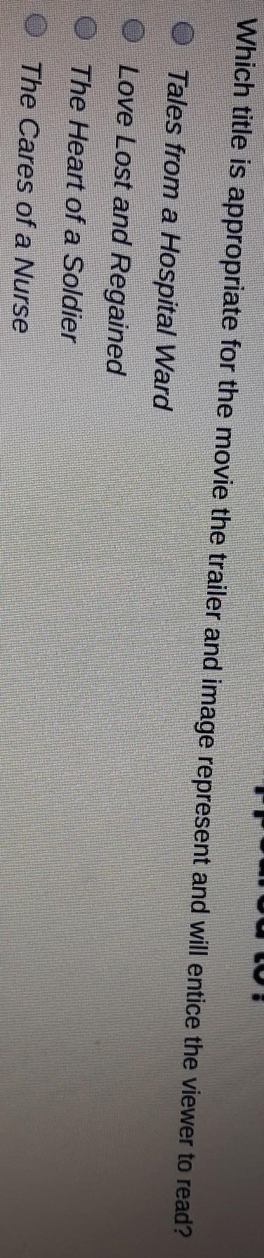 NEED HELP NOW IM BEING TIMED!!!!PLSSSSWhich title is appropriate for the movie the-example-1