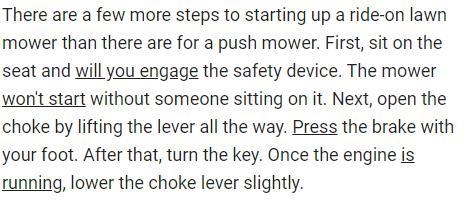 Which verb or verb phrase signals an inappropriate shift in mood?-example-1