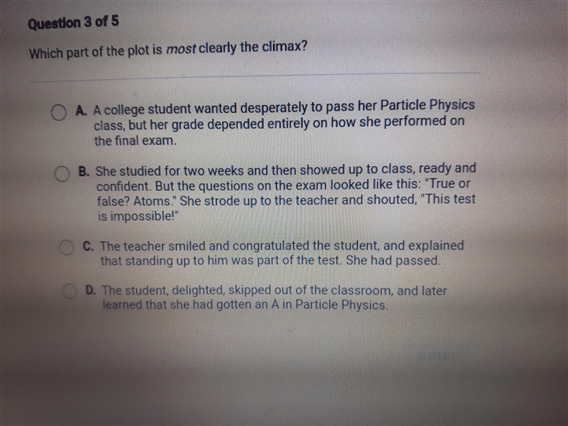 Which part of the plot is most clearly the climax?-example-1