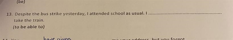 Change the verb in brackets to the correct form-example-1