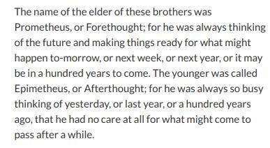 READING: The Story Of Prometheus And Pandora's Box. If you have NOT read this story-example-1