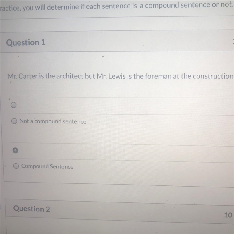 Mr. Carter is the architect but Mr. Lewis is the foreman at the construction site-example-1