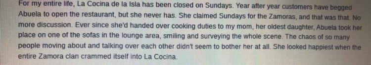 (Help needed please) The reader can infer that Abuela’s motivation for staying closed-example-1