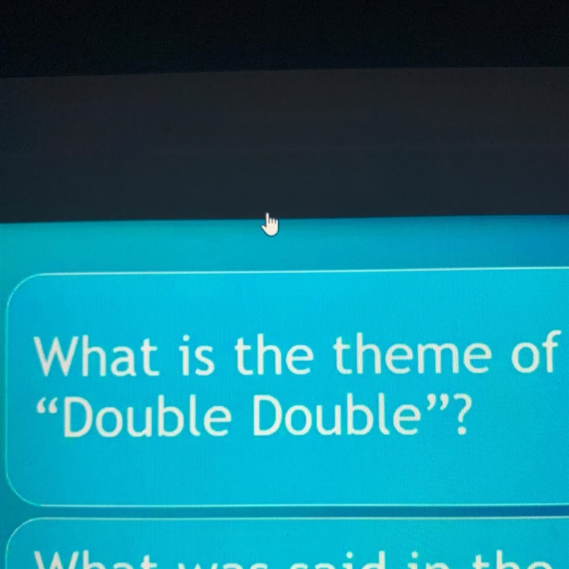 What is the theme of “Double Double"?-example-1