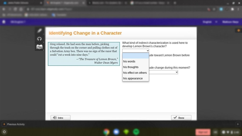 HELP? The options and questions are in the pictures-example-2