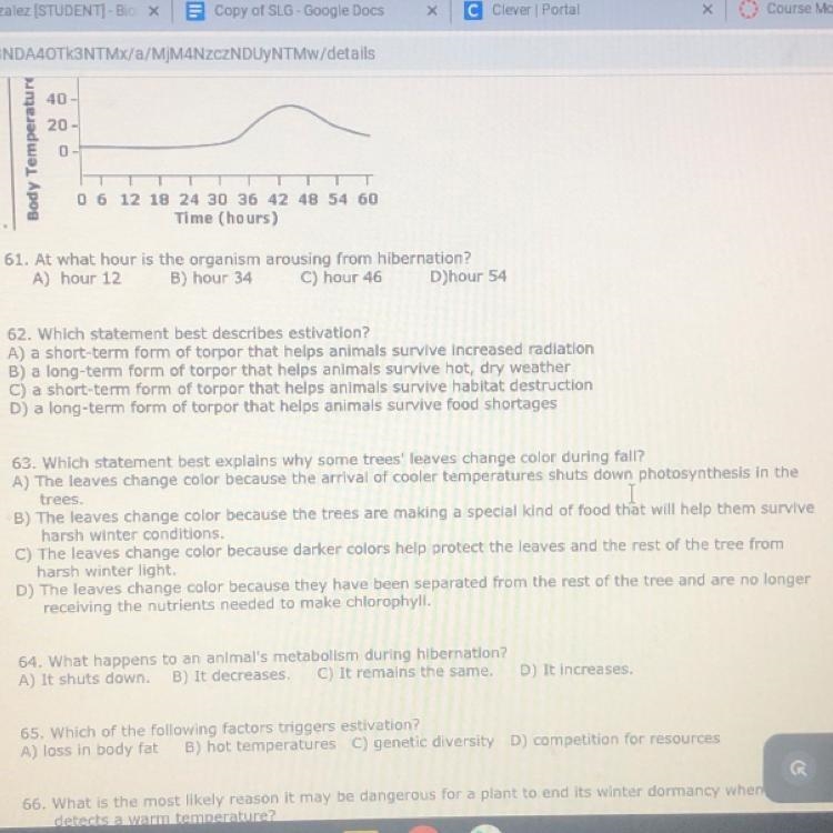 If you can do all the questions from 62-65 that would be very helpful :))-example-1