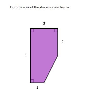 Find the area of this shape below-example-1