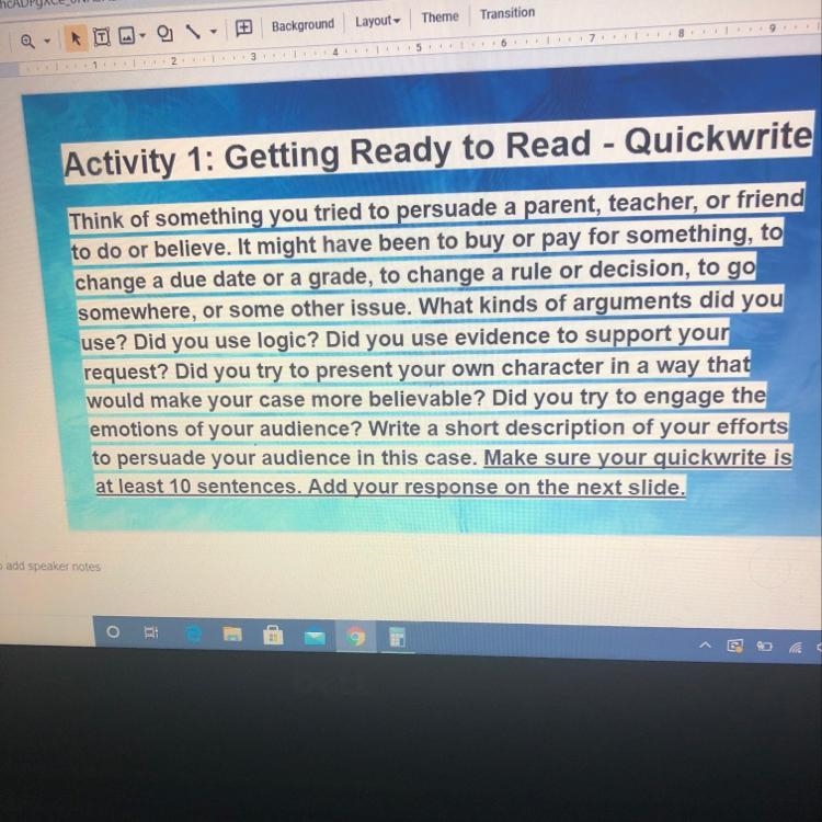 Quick write English essay-example-1