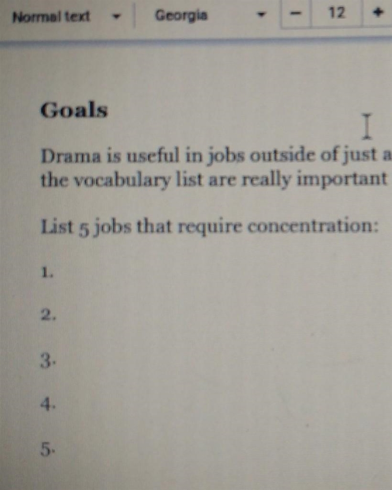 List 5 jobs that require concentration​-example-1