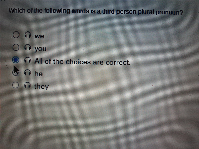 Which of the following words is a third-person plural pronoun-example-1