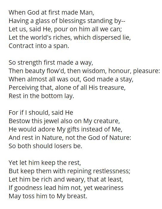 How do the speakers build up the poem's theme? A. God's views are left for the reader-example-1