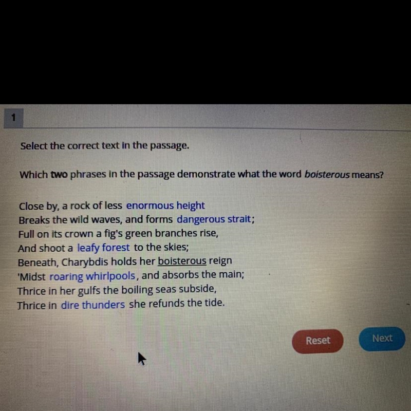 Select the correct text in the passage. Which two phrases in the passage demonstrate-example-1