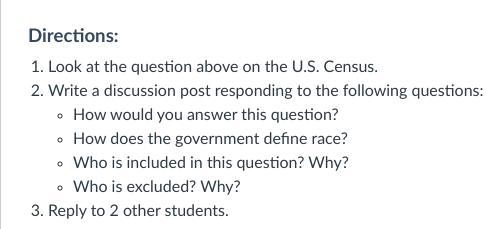 The census is an official count or survey of a population. The census occurs every-example-1