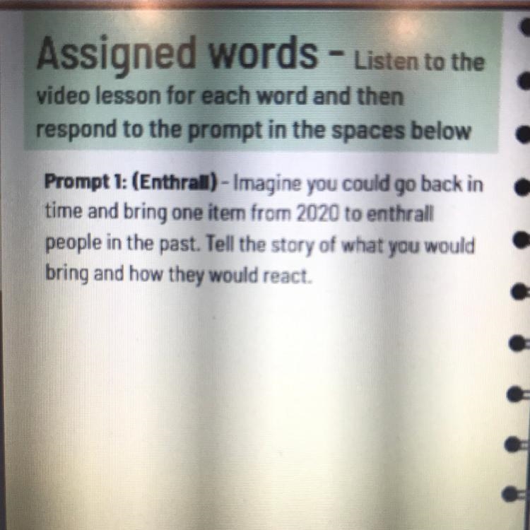 Can somebody help me with this vocabulary “Enthrall”-example-1