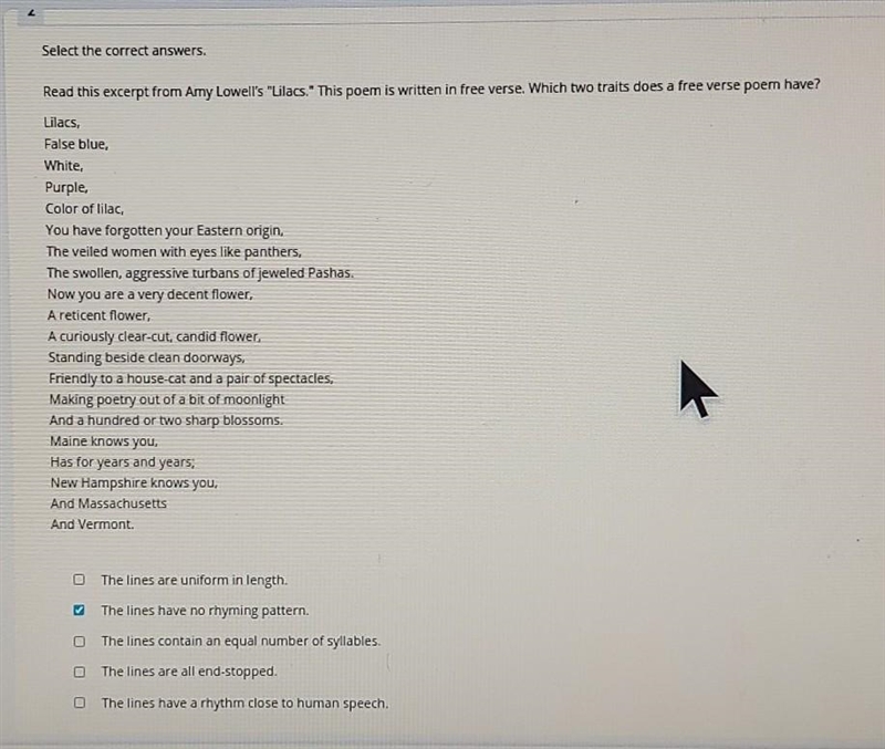 PLEASE HELP BEING TIMED THERE IS MORE THAN ONE ANSWER ​-example-1