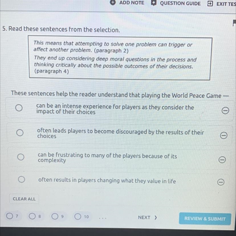 Read these sentences from the selection. This means that attempting to solve one problem-example-1