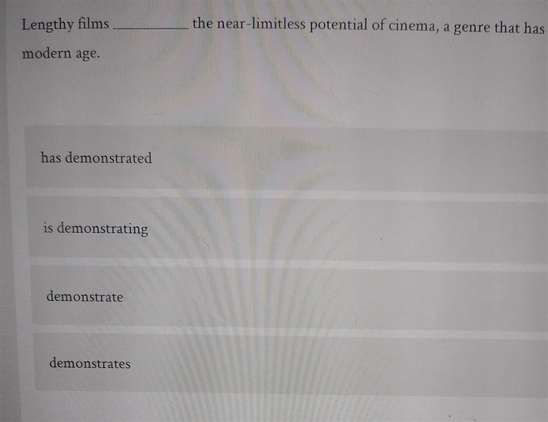 Lengthy films _ the near- limitless potential of cinema , a genre that has defined-example-1