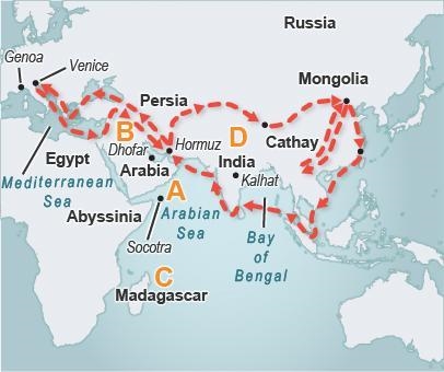 Which labeled location is the place where more elephants are bred than anywhere else-example-1