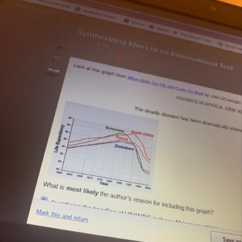 HELP!!!!!!!!!! look at this graph from when birds get flu and cows go mad! what is-example-1