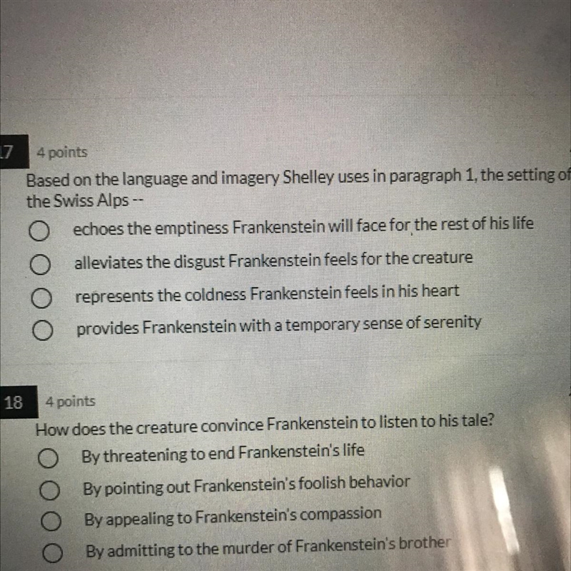 Someone help me answer both these questions pleaseeeee god bless yall-example-1