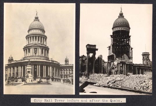 How would the pictures below help you understand a newspaper story about the 1906 San-example-1