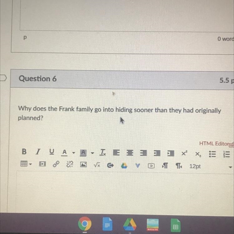 Why does the frank family go into hiding sooner than they had originally planned help-example-1