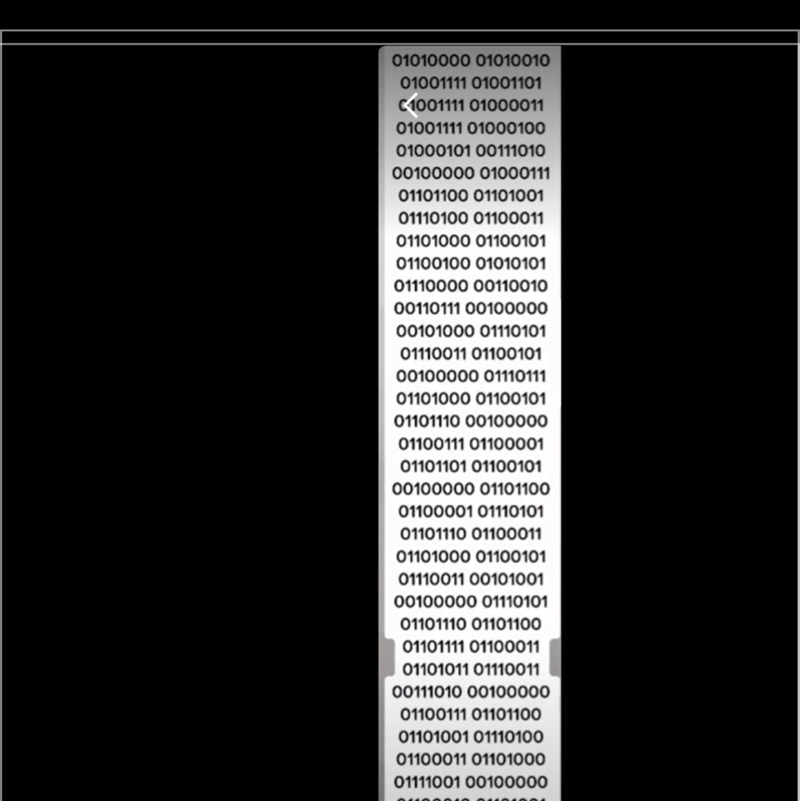 If anyone could write or translate all of these numbers (binary code) please can you-example-1