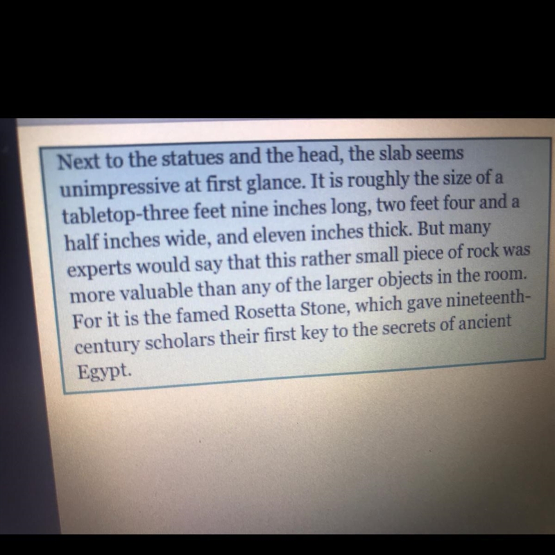 Which part of a strong opinion is the final sentence of the passage? the counterclaim-example-1