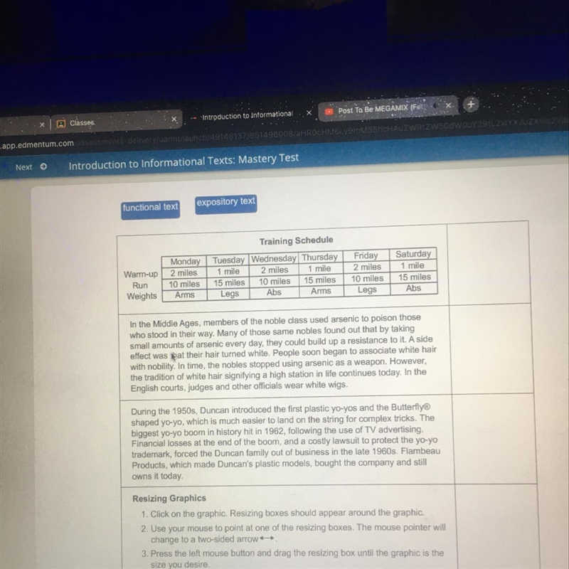 Identify each passage as either functional text or expository text-example-1