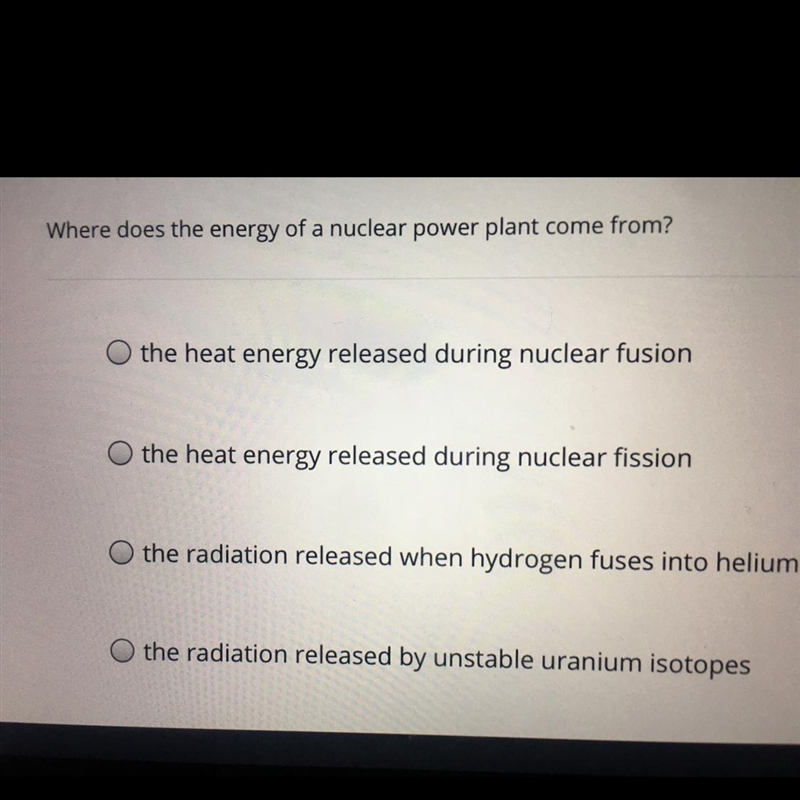 Where does the energy of a nuclear power plant come from ?-example-1