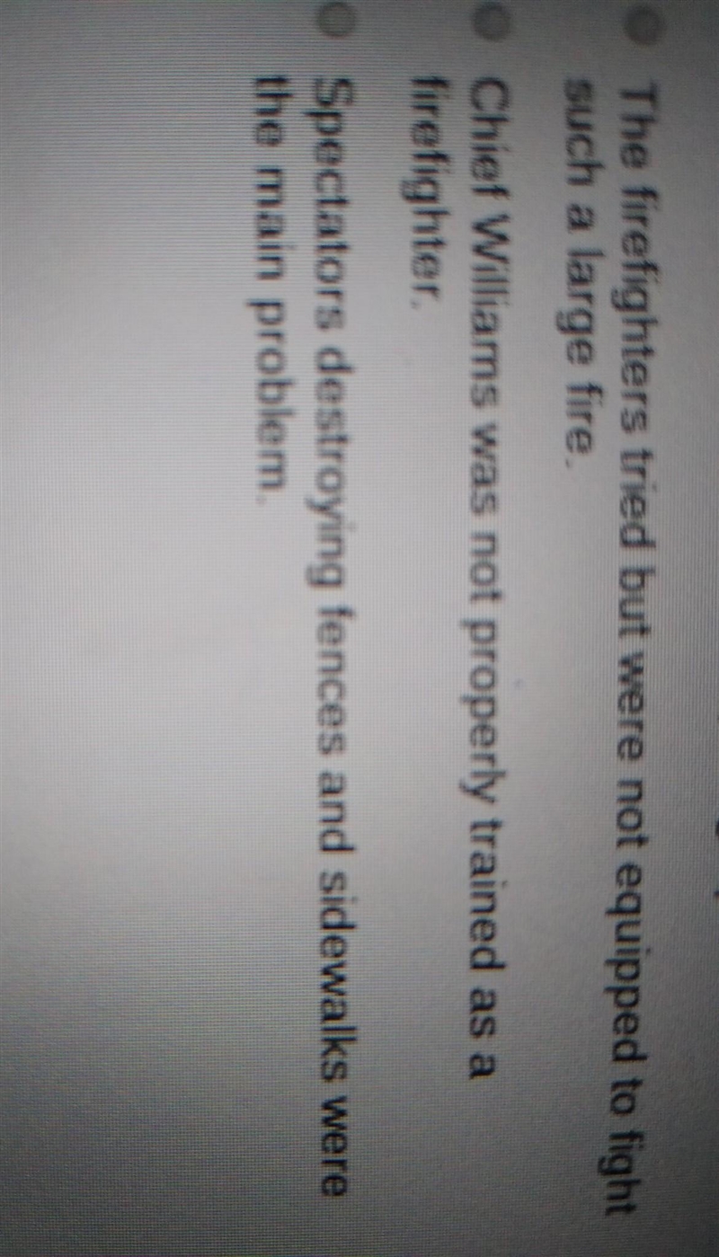 What is the Central Idea of the Paragraph? Paragragh: "Despite this, Cheif Marshal-example-1