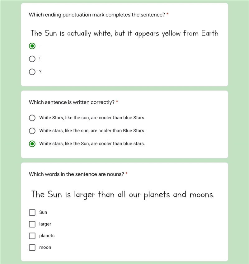 Need help with these 1 which sentence is written correctly-example-1