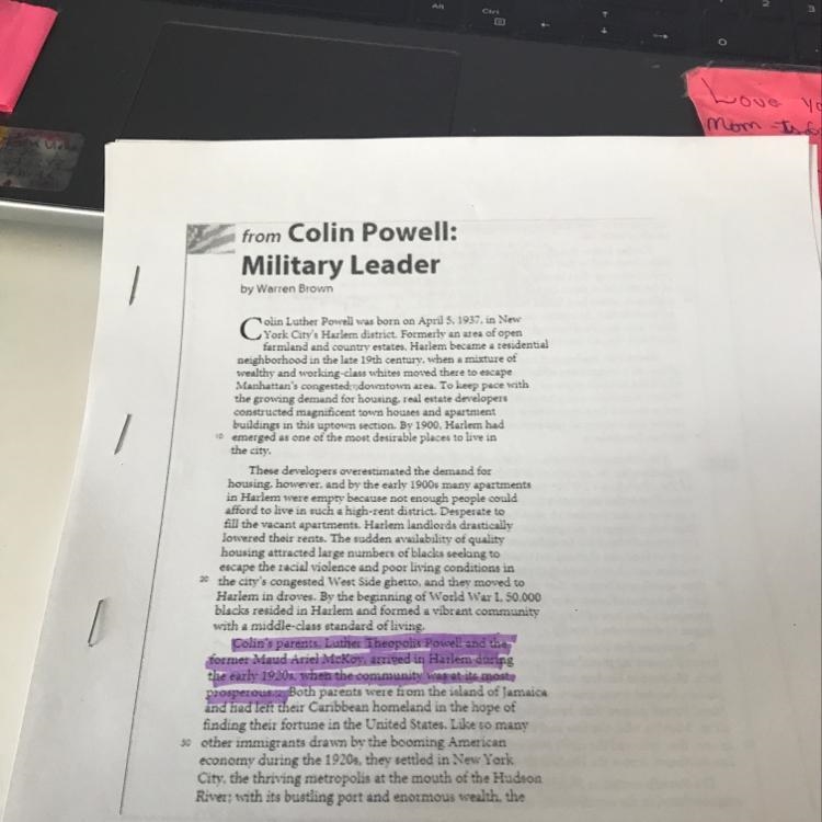 Analyzing the Text Cite Text Evidence Support your responses with evidence from the-example-1