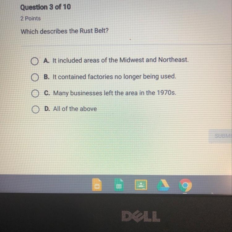 Which describes the Rust Belt?-example-1