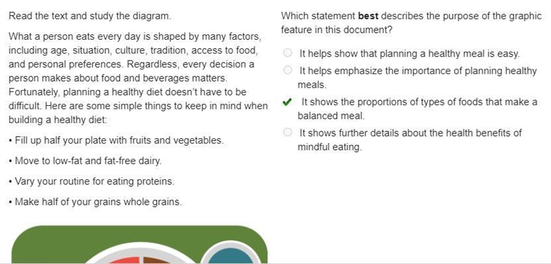 Read the text and study the diagram. Which statement best describes the purpose of-example-1