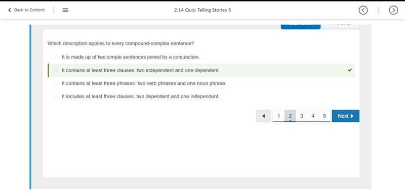 Which description applies to every compound-complex sentence? A It contains at least-example-1