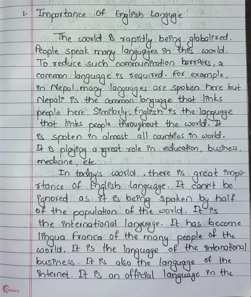 How to write an informative essay on the importance of the English language​-example-1