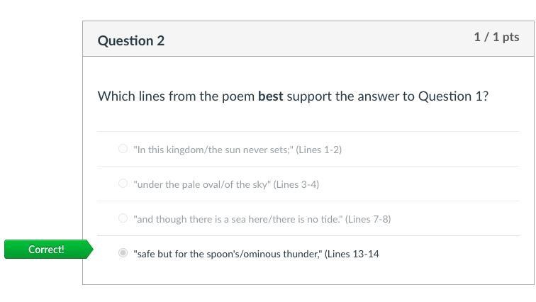 Which lines from the poem best support the answers to Part A? A “In this kingdom/ the-example-2