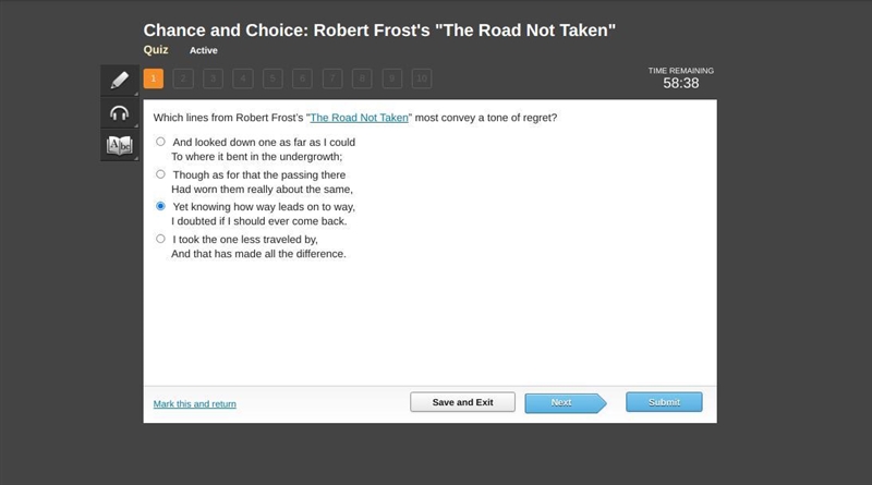 HELPPPPPPP PLEASE!!! 10 MINUTES LEFT!!! URGENT!!! 15 POINTSWhich lines from Robert-example-1