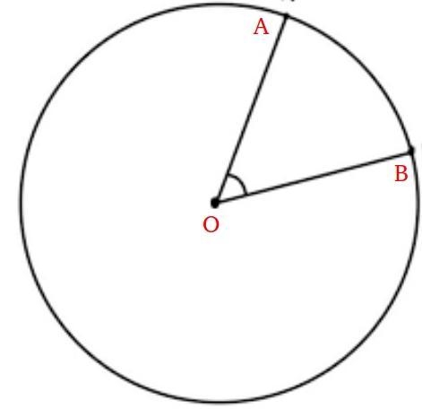 Identify a central angle in the figure. A) ∠BCD B) ∠BFC C) ∠FAE D) ∠FCD-example-1