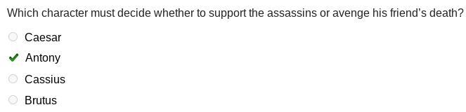 Which character must decide whether to support the assassins or avenge his friend-example-1