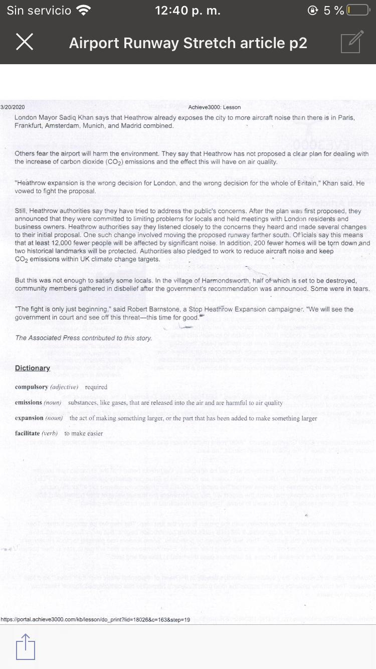 5. The author probably wrote this article in order to _______________. A. Persaude-example-2