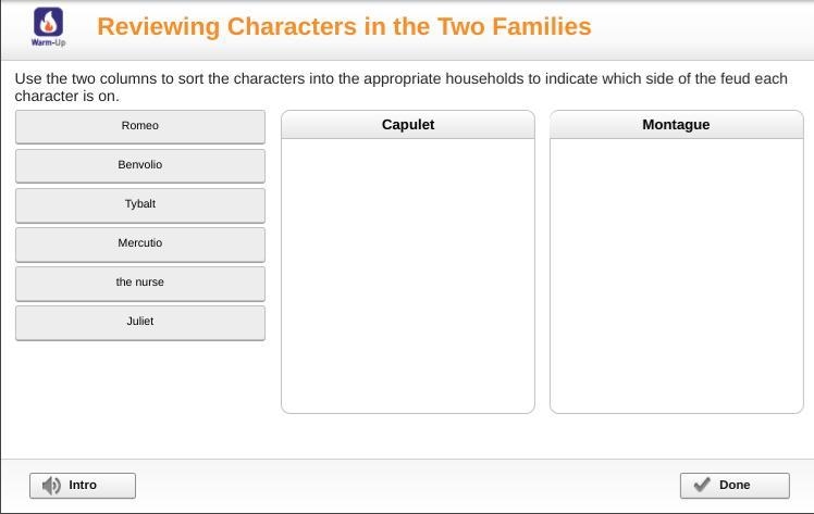 Solve the question and list the answers for each character.-example-1