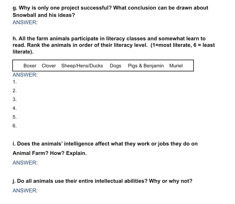 If u have read chapter 3 of animal farm can u plz help me with these questions.-example-1