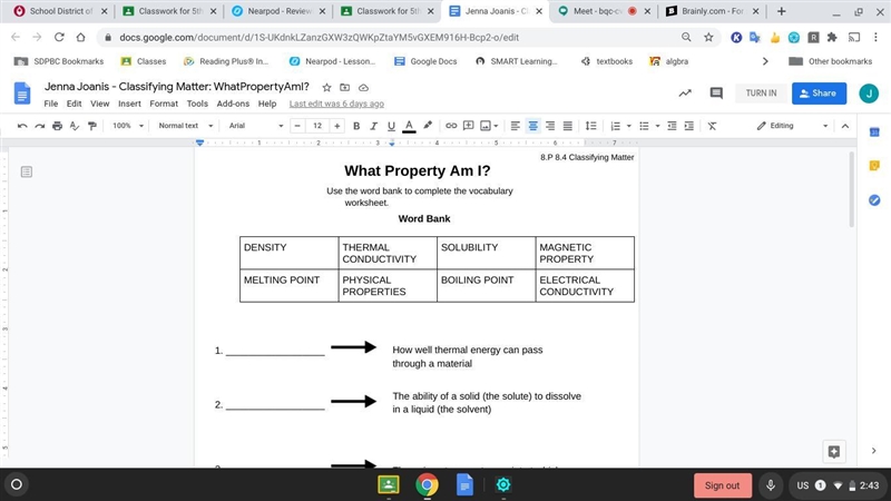 NEED HELPPPPPP due tonight scinece-example-1