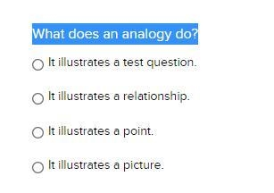 What does an analogy do?-example-1